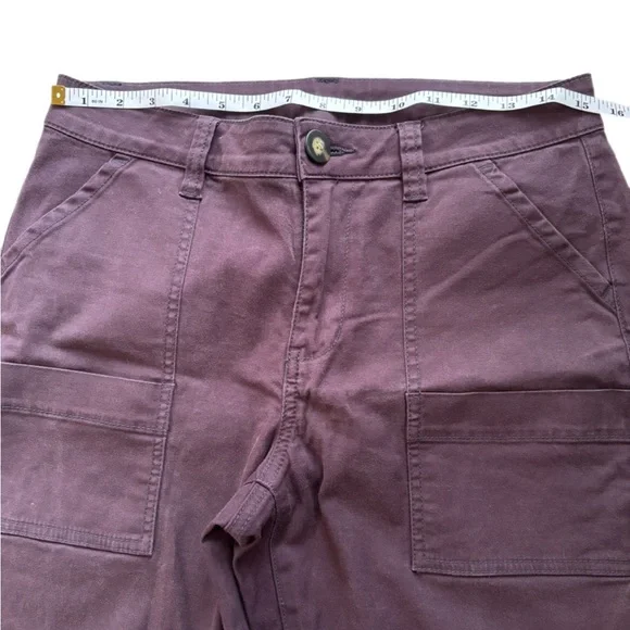 Cabi Carpenter Straight-Leg Pants Size 8 Plum Purple - Picture 5 of 6